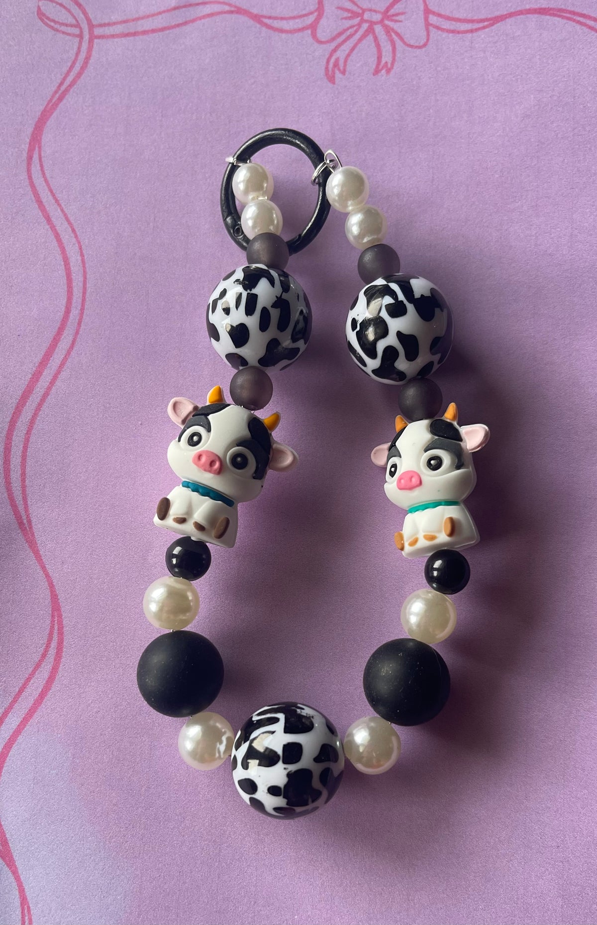 🌸Handmade Beaded Phone Chain