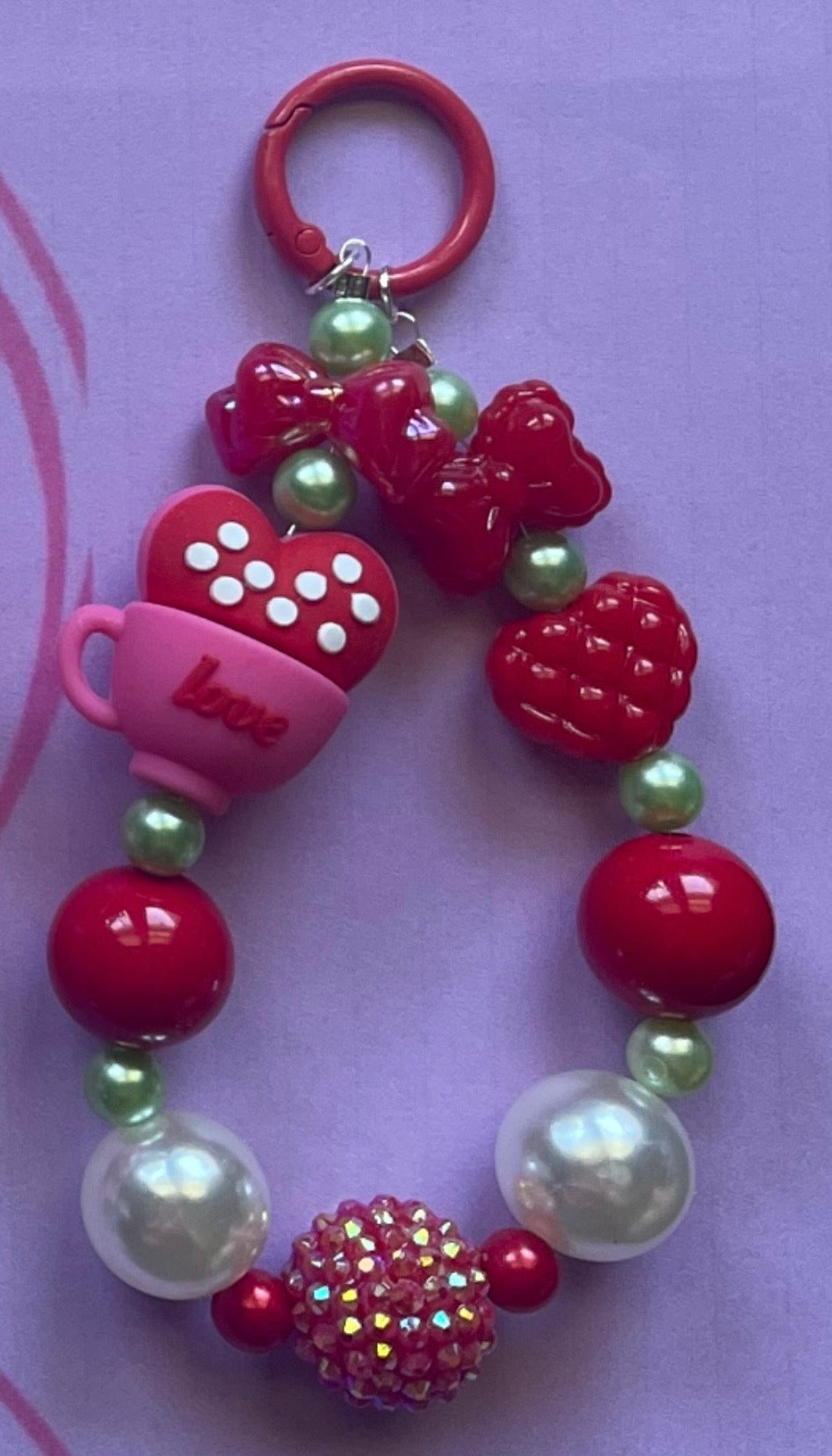 🌸Handmade Beaded Phone Chain
